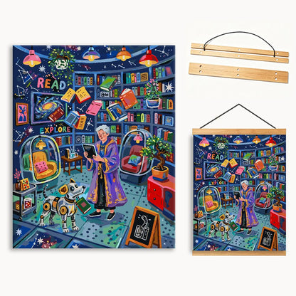 Retro Sci-Fi Cartoon 3（36-60+colors）Paint By Numbers