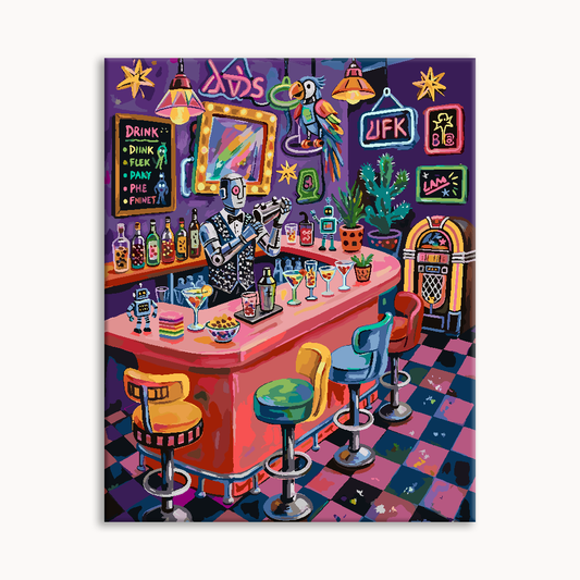 Retro Sci-Fi Cartoon 5（36-60+colors）
