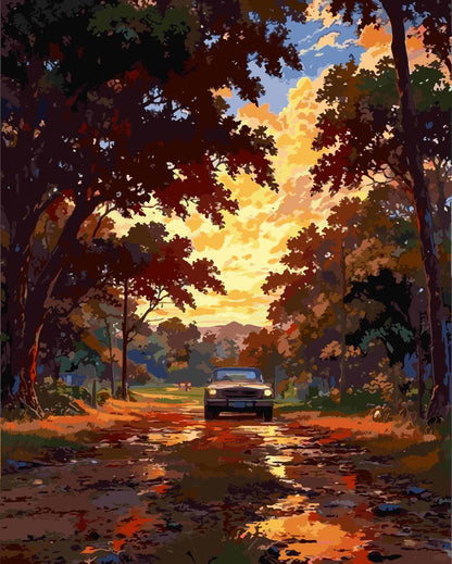 Returning home after sunset 1