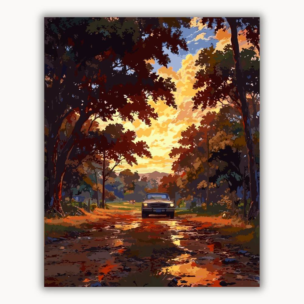 Returning home after sunset 1