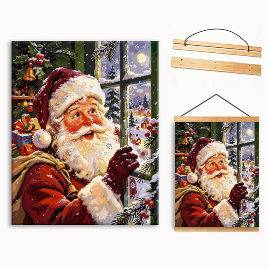 Santa Snow Window Sack （36-60+colors）Paint By Numbers