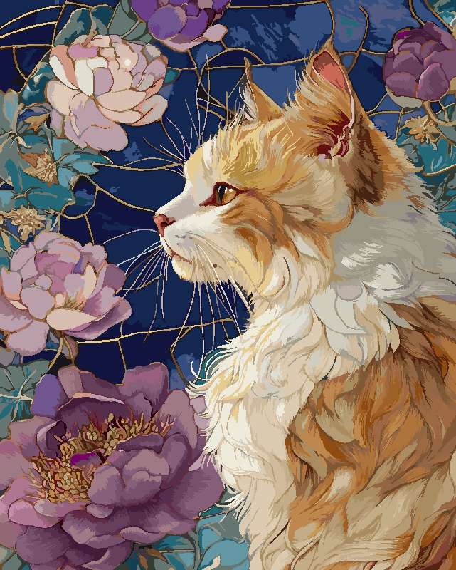 Scroll Cat 3（36-60+colors）