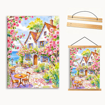 Seaside Flower Pavilion 1 Paint By Numbers