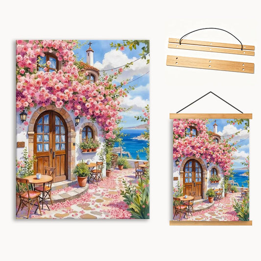 Seaside Flower Pavilion 3 Paint By Numbers