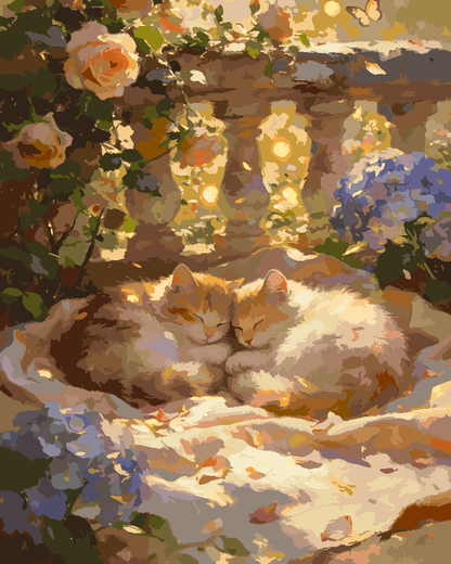 Soundly Sleeping Kitten 1