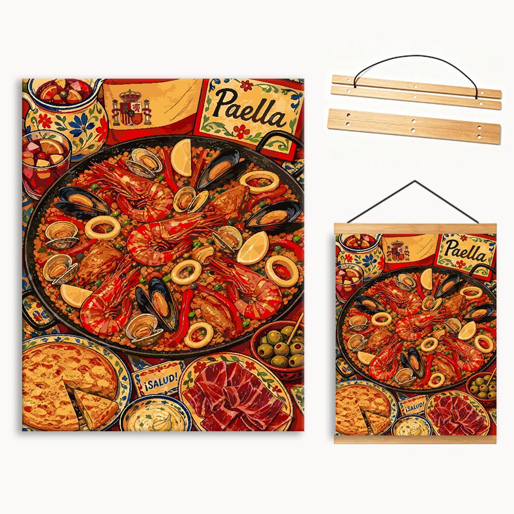 Spanish Paella（36-80+colors）Paint By Numbers