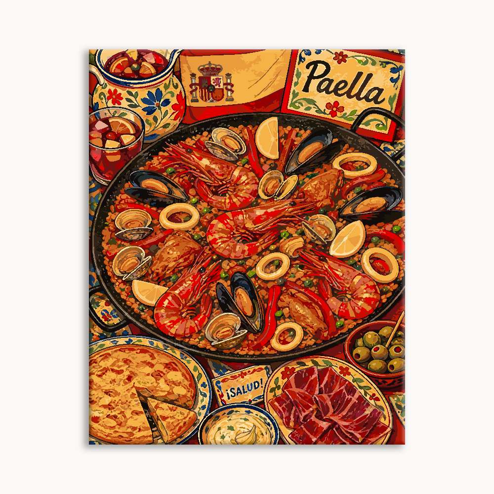 Spanish Paella（36-80+colors）