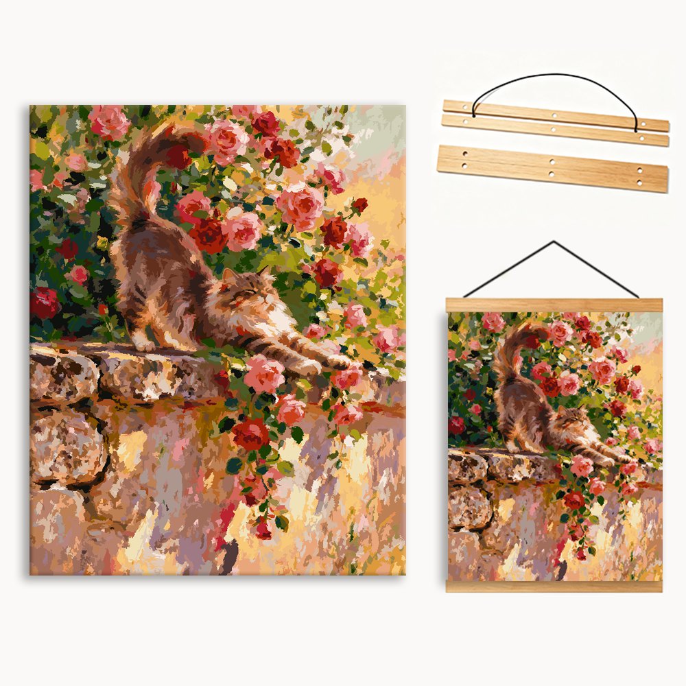 Spring Kitten 1（36-60+colors）Paint By Numbers