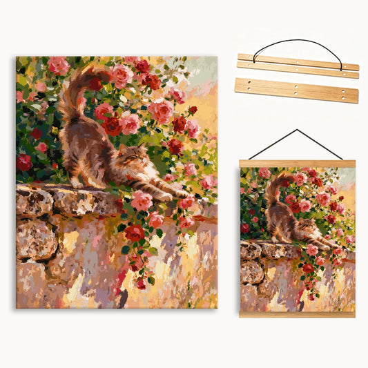 Spring Kitten 1（36-60+colors）Paint By Numbers