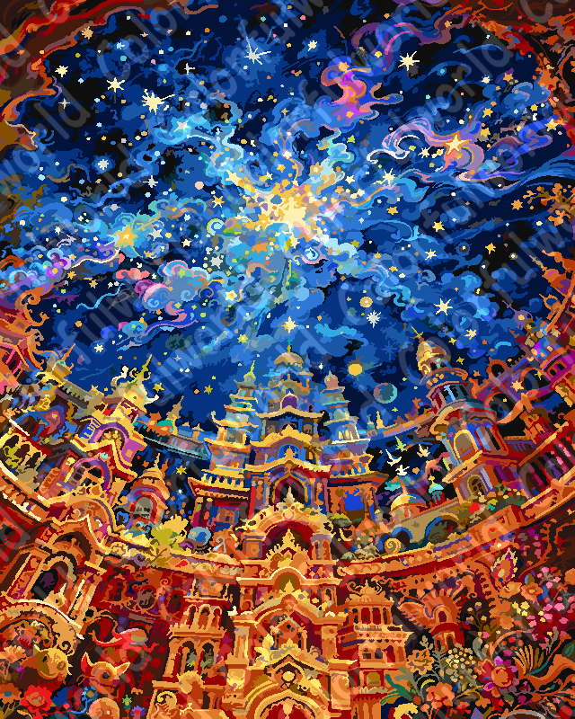 Star Dome Cathedral 1（36-80+colors）