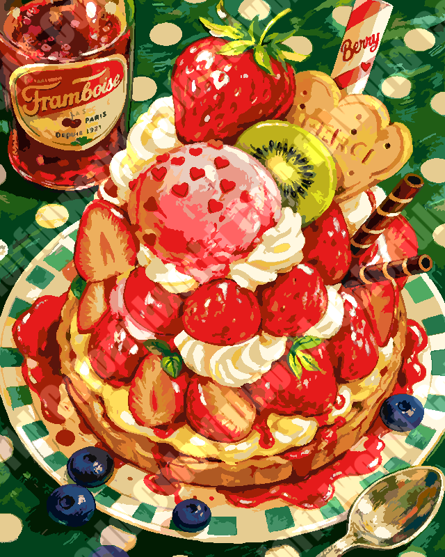 Strawberry Berry Cake