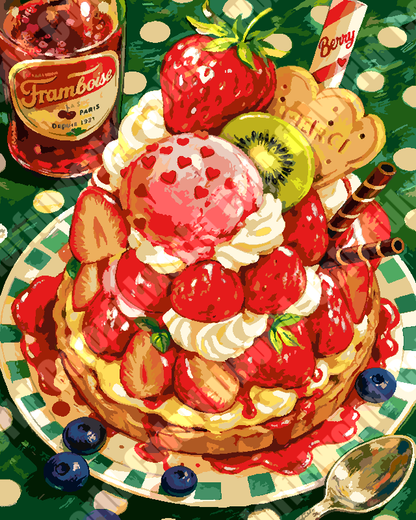 Strawberry Berry Cake