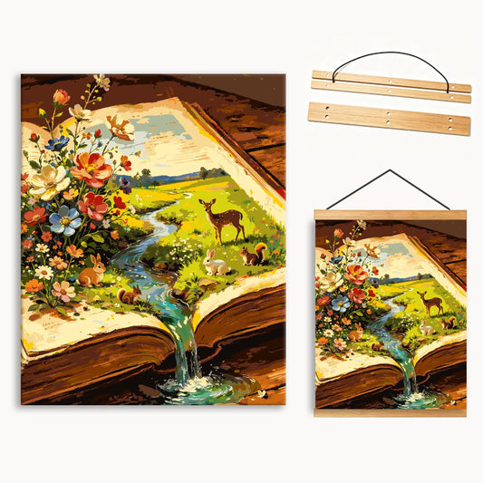 Stream Open Book Paint By Numbers