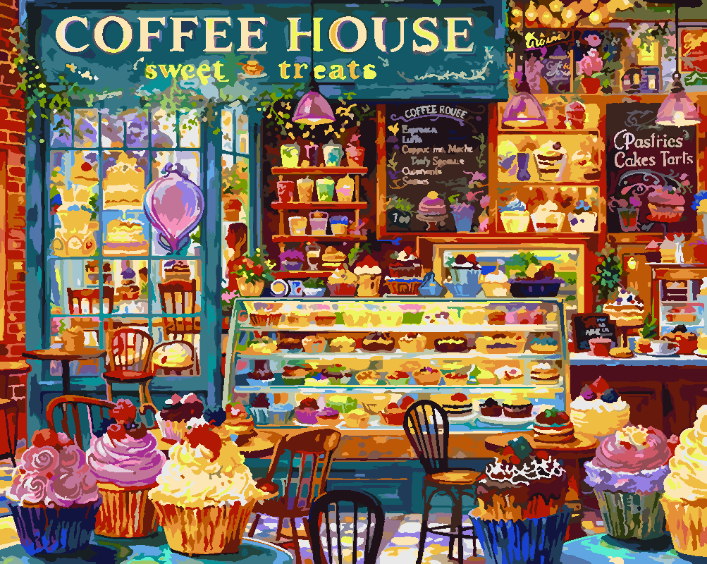 Street-side shop 1（36-60+colors）