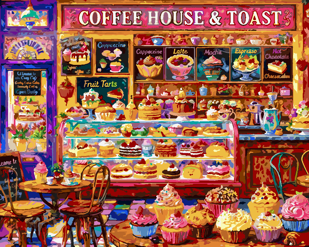 Street-side shop 2（36-60+colors）