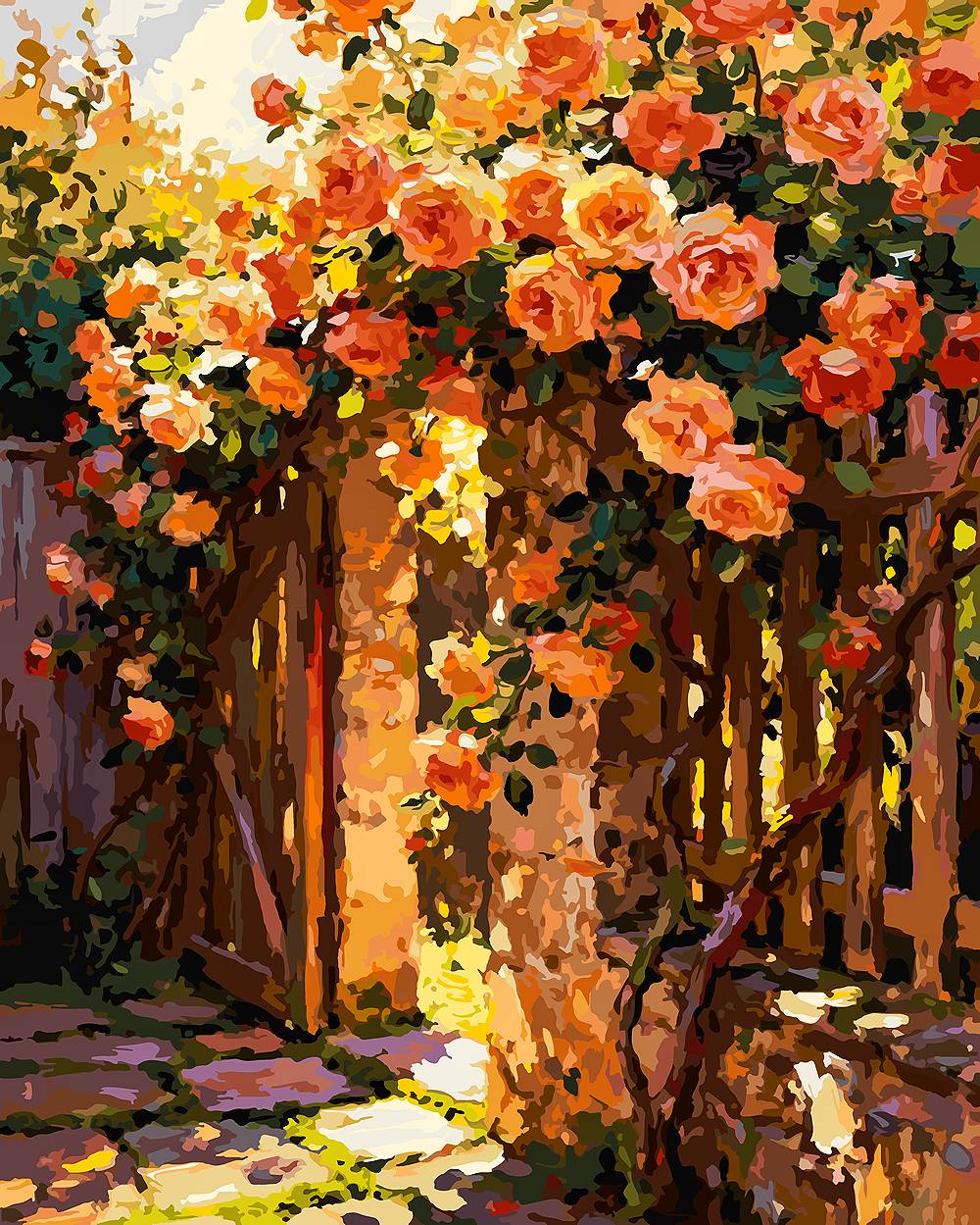 Summer in the Rose Garden 1