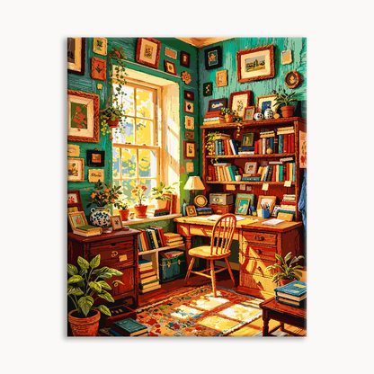 Sunlit Bookroom 1（36-60+colors）