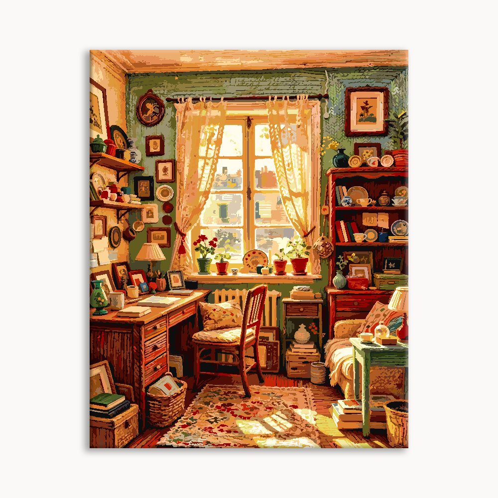 Sunlit Bookroom 2（36-60+colors）