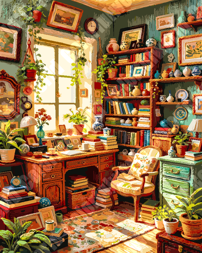 Sunlit Bookroom 3（36-60+colors）