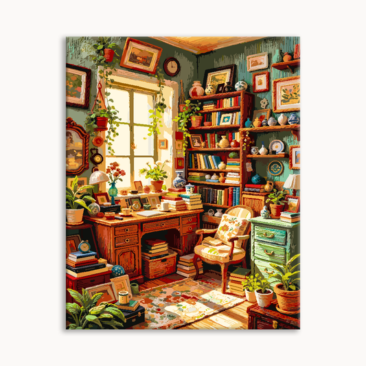 Sunlit Bookroom 3（36-60+colors）