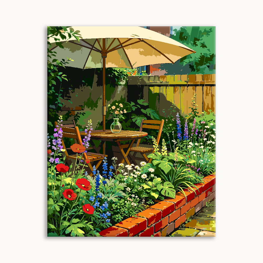 Sunlit Courtyard Nook