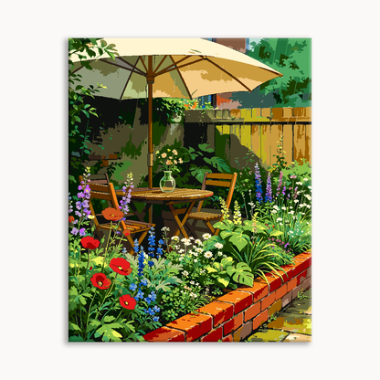 Sunlit Courtyard Nook