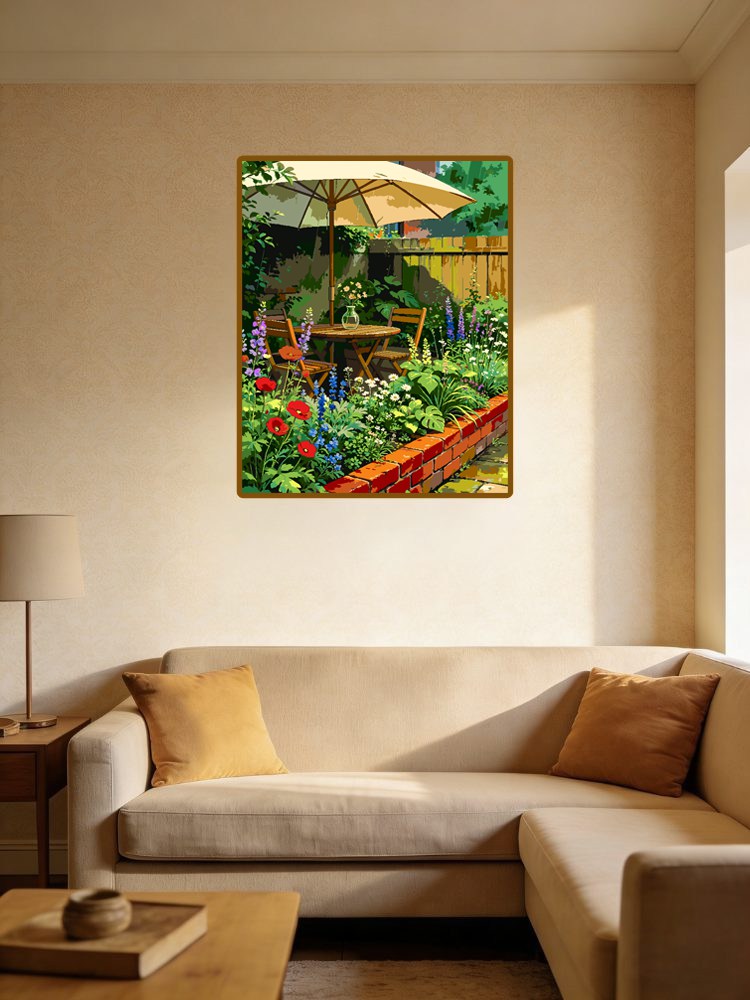 Sunlit Courtyard Nook