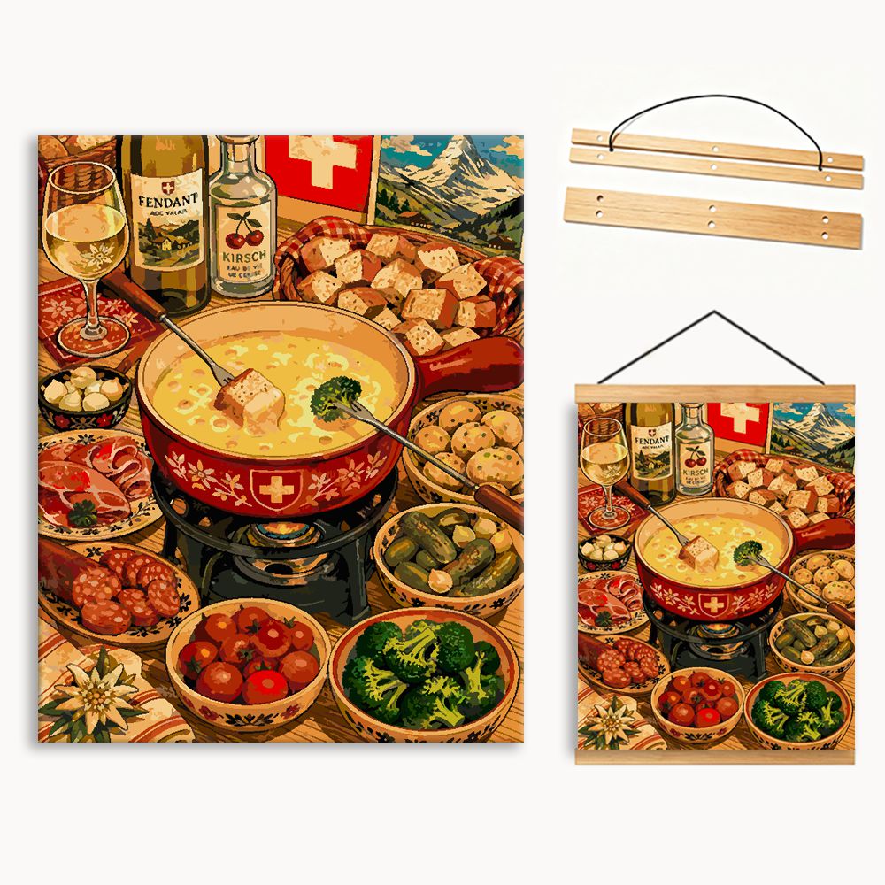 Swiss Fondant（36-80+colors）Paint By Numbers