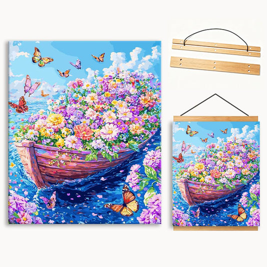 The Romance of a Small Boat（36-60+colors）Paint By Numbers