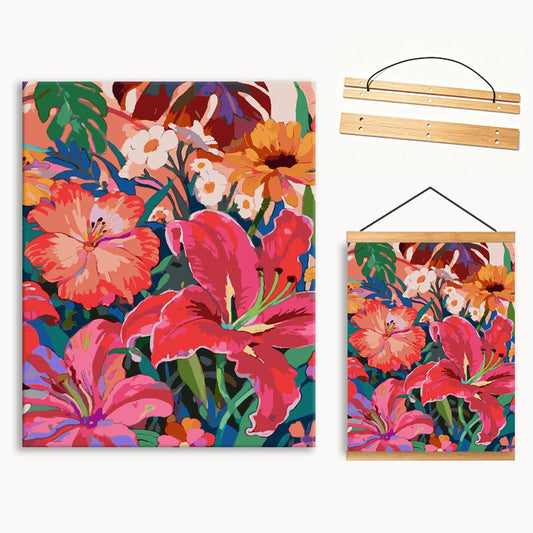 Tropical Bloom Paint By Numbers