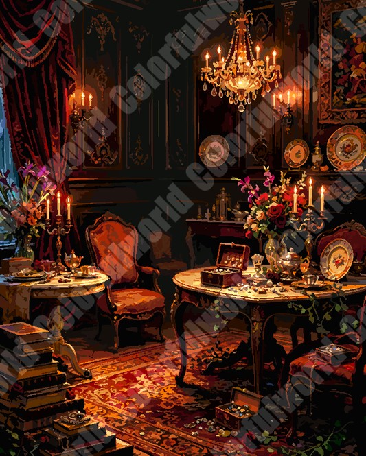 Twilight Parlor（36-80+colors）Paint By Numbers