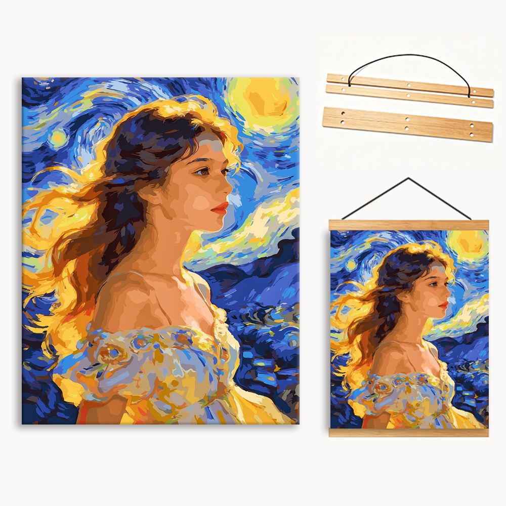 Van Gogh Girl 1 Paint By Numbers