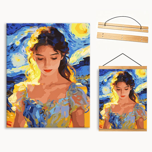 Van Gogh Girl 2 Paint By Numbers