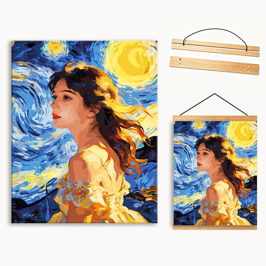 Van Gogh Girl 3 Paint By Numbers