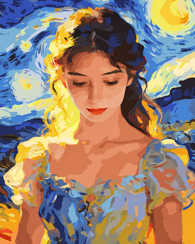 Van Gogh Girl 2