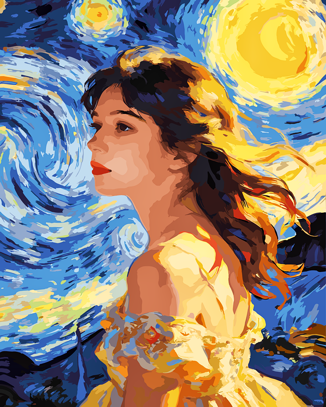Van Gogh Girl 3