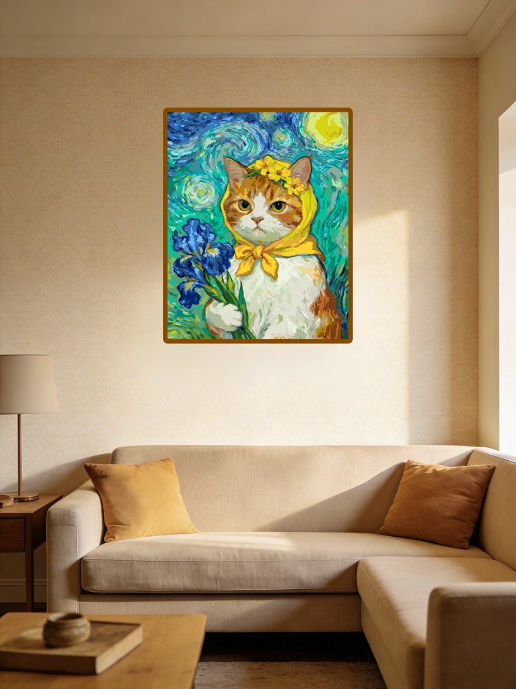 Van Gogh's Kitten 9