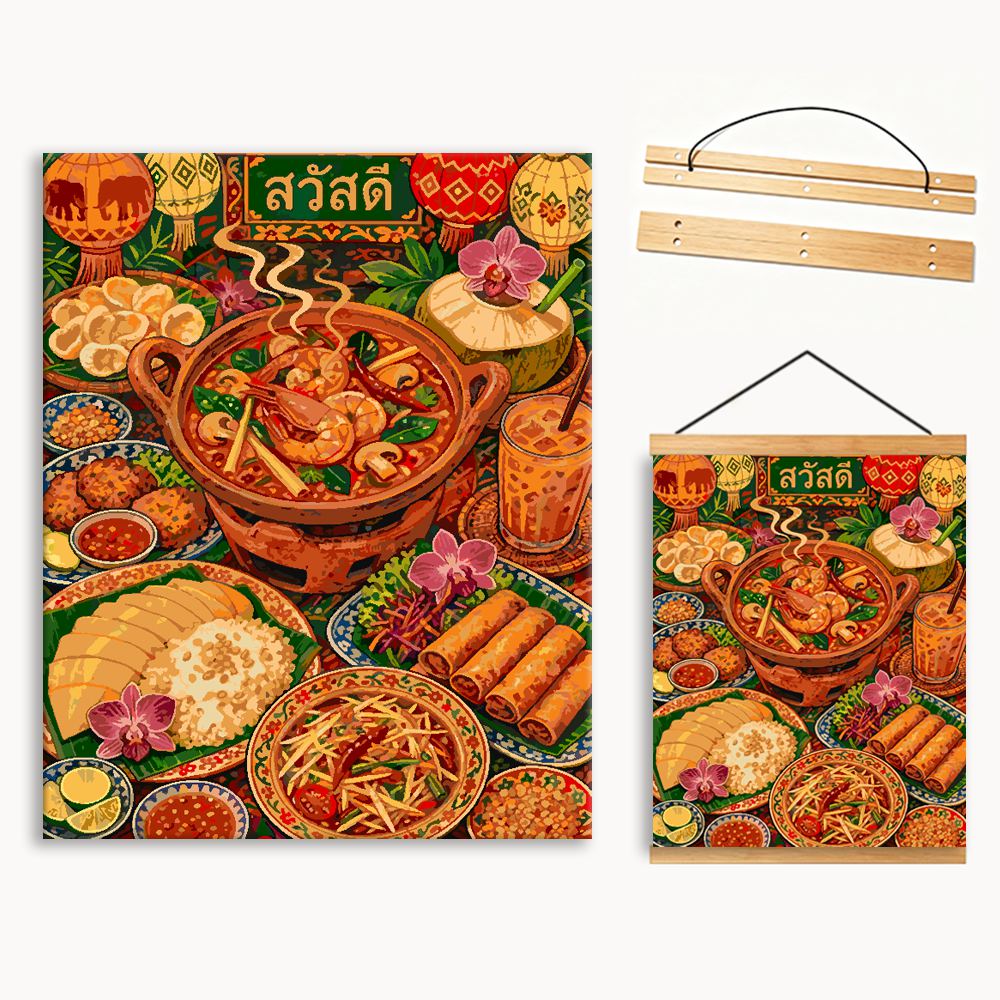 Vietnamese Feast（36-80+colors）Paint By Numbers