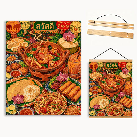 Vietnamese Feast（36-80+colors）Paint By Numbers