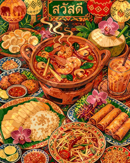 Vietnamese Feast（36-80+colors）