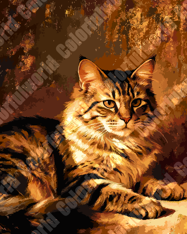 Vintage Tabby Cat 1