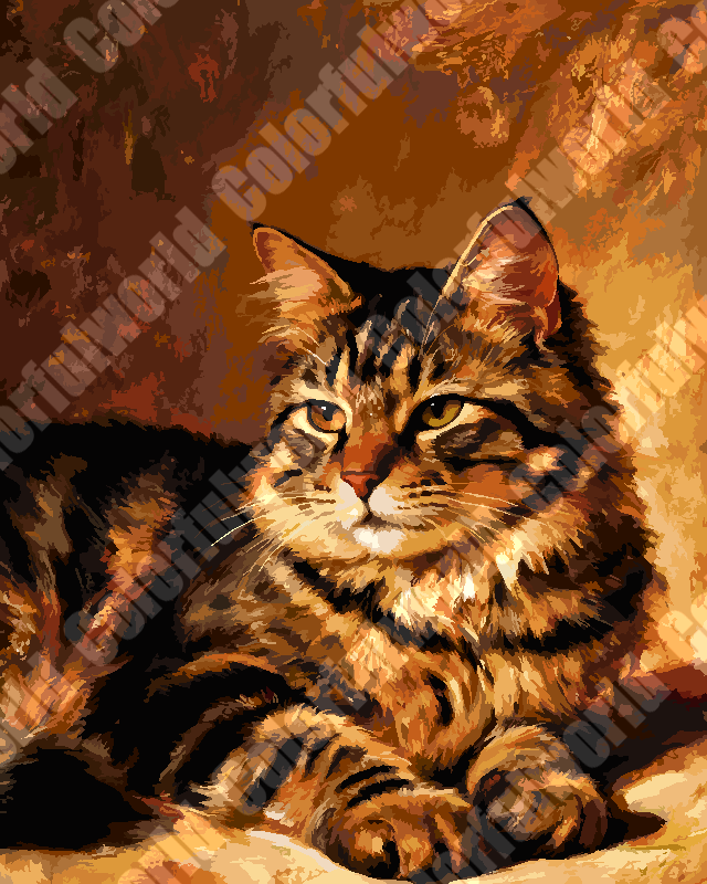 Vintage Tabby Cat 3