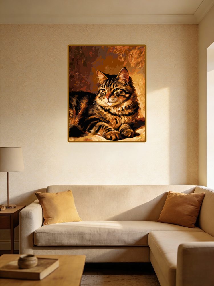 Vintage Tabby Cat 3