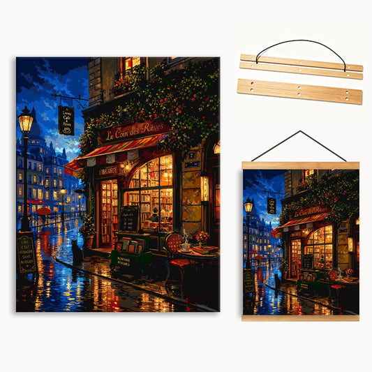 Warm Bookstore Nook 2（36-80+colors） Paint By Numbers