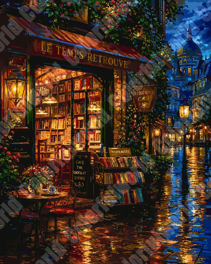 Warm Bookstore Nook 1（36-80+colors）