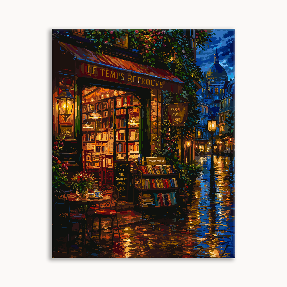 Warm Bookstore Nook 1（36-80+colors）