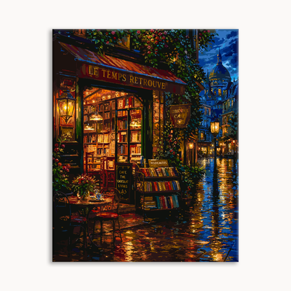 Warm Bookstore Nook 1（36-80+colors）