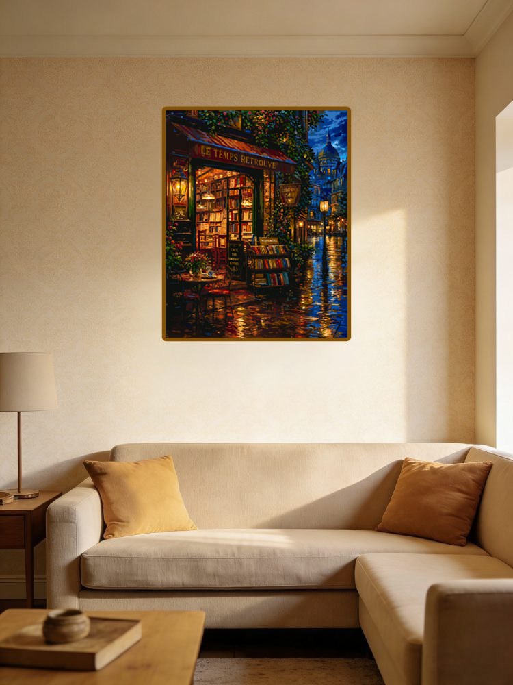 Warm Bookstore Nook 1（36-80+colors）