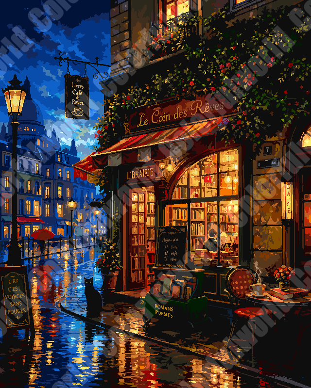 Warm Bookstore Nook 2（36-80+colors）