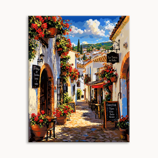 Whitewashed Floral Village（36-60+colors）